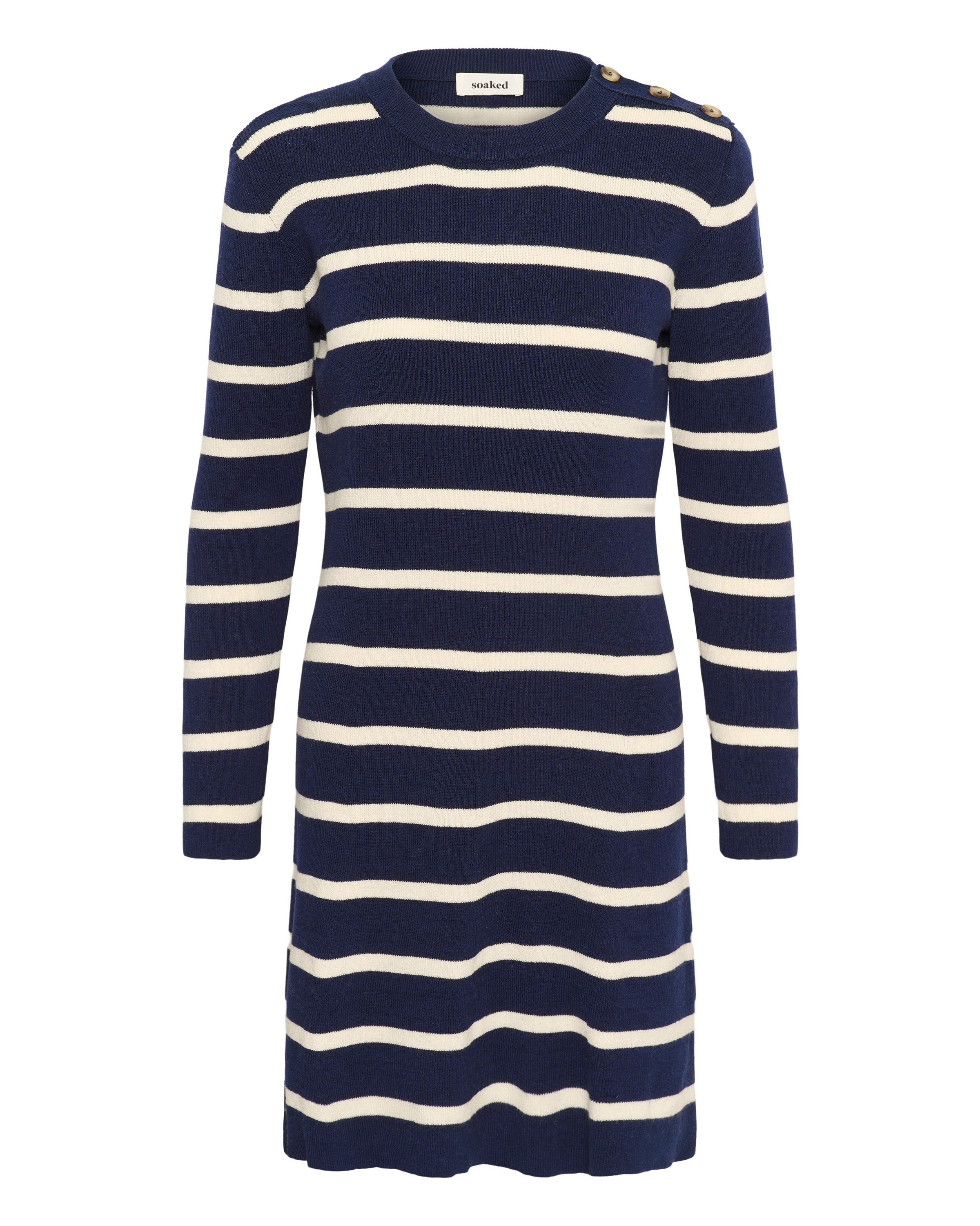 SOAKED IN LUXURY - Vestido em azul: frente
