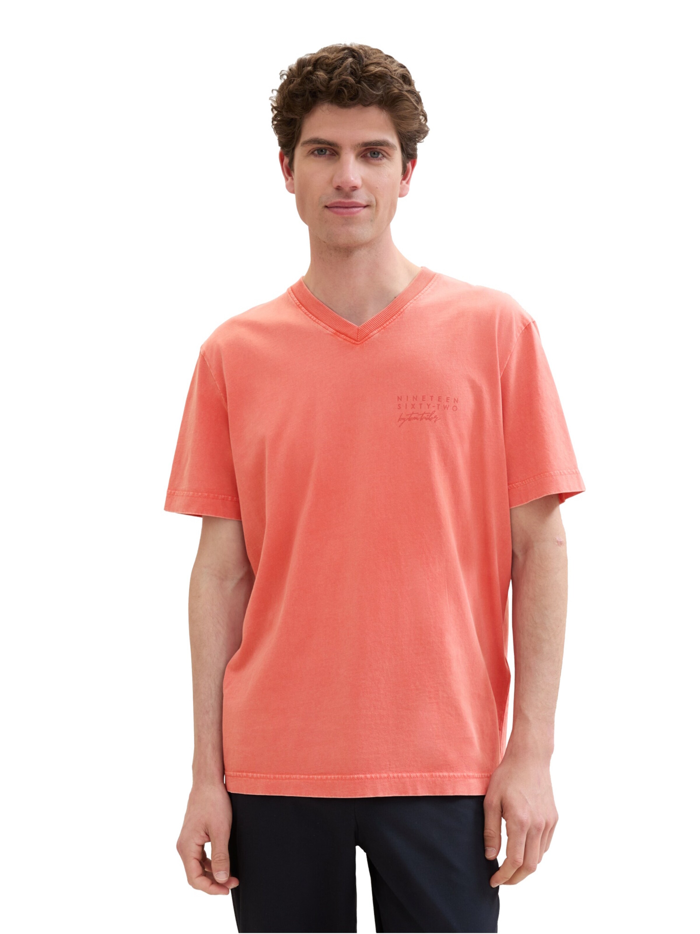 TOM TAILOR Shirt in Red: front