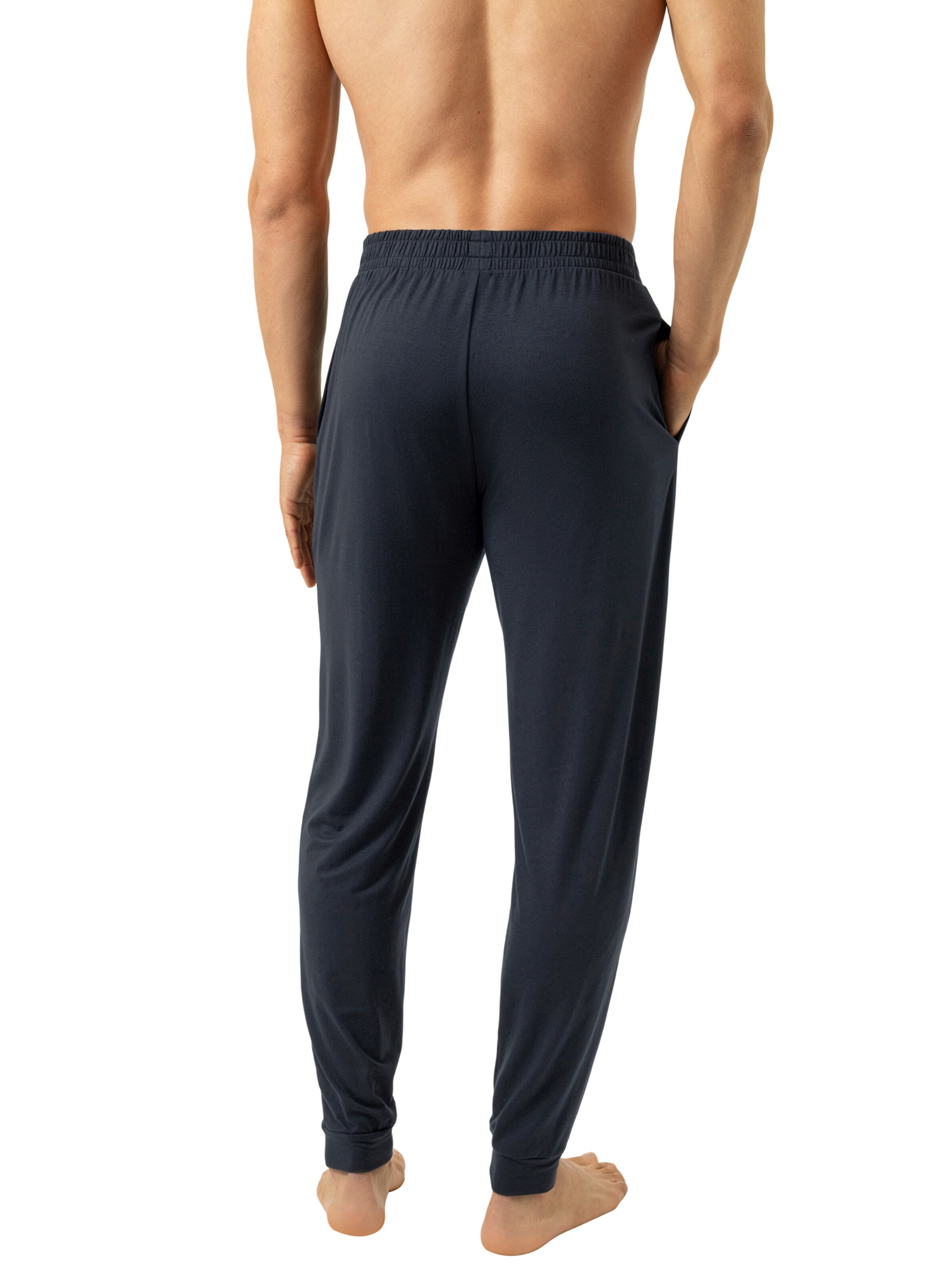 Mey Pyjamabroek 'Jefferson' in Blauw