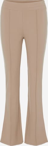 évasé Pantalon 'Klara' PIECES en beige : devant