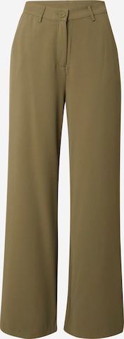 SISTERS POINT Wide leg Pants 'VAGNA' in Green: front