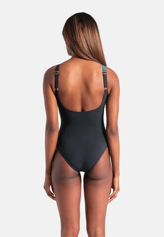 ARENABustier Sportski kupaći kostim 'SHAPEWEAR LILI C-CUP' - plava boja