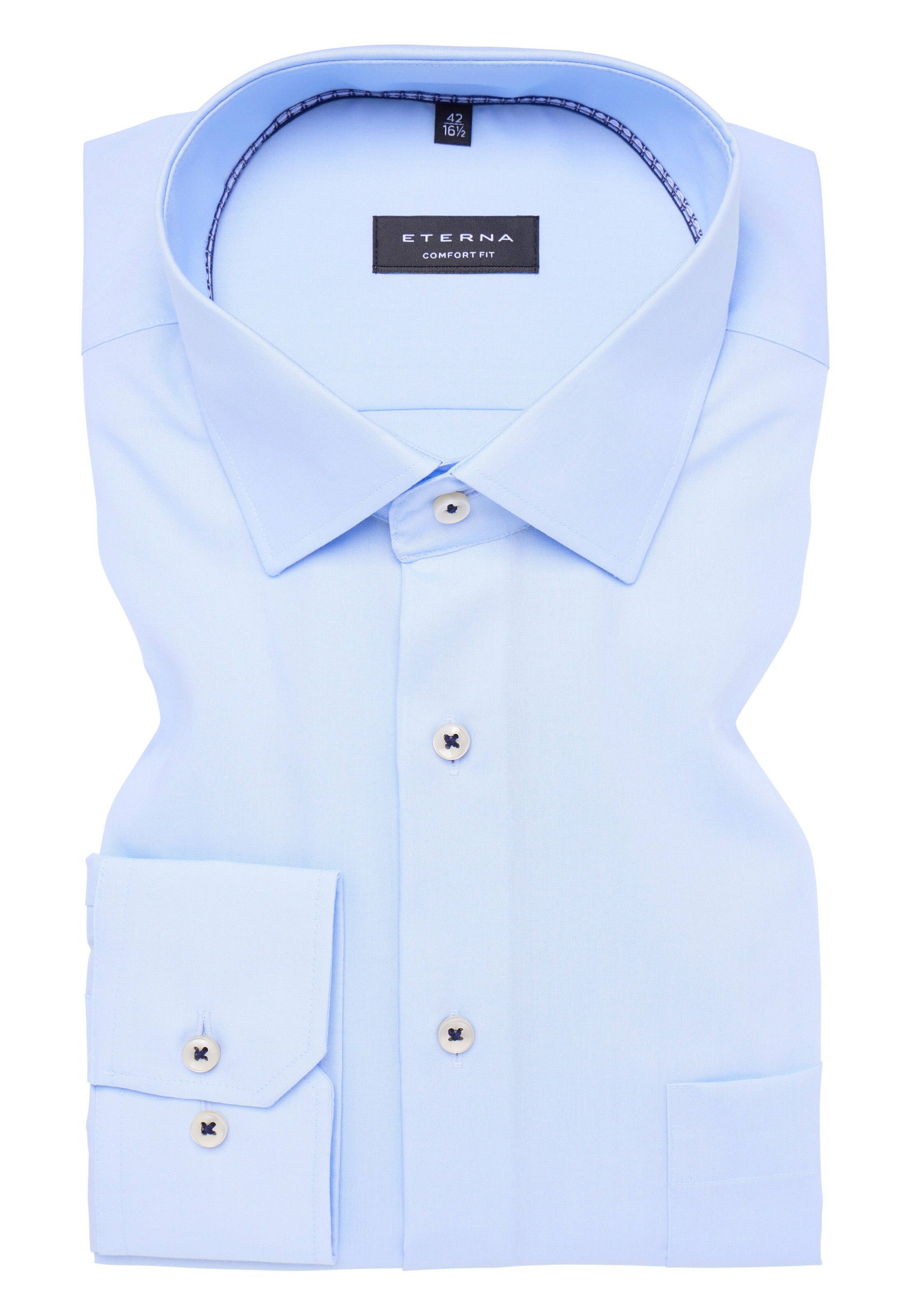 ETERNA Regular Fit Businesshemd in Blau