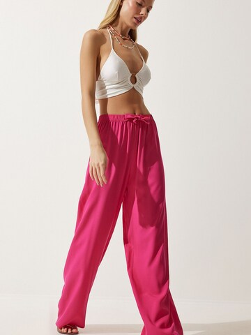 Wide Leg Pantalon Happiness İstanbul en rose