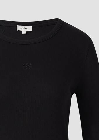 s.Oliver Shirt in Schwarz