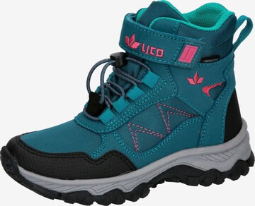 LICO Boots 'John' in Blue: front