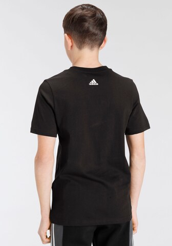 T-Shirt fonctionnel 'Essentials Linear Logo ' ADIDAS SPORTSWEAR en noir