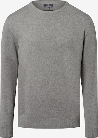 Pull-over Nils Sundström en gris : devant
