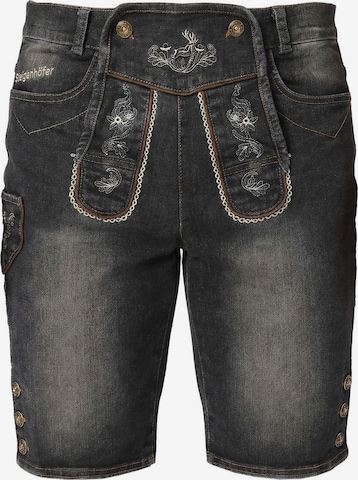 Steigenhöfer Traditional Pants 'Jeans Leonard' in Black: front