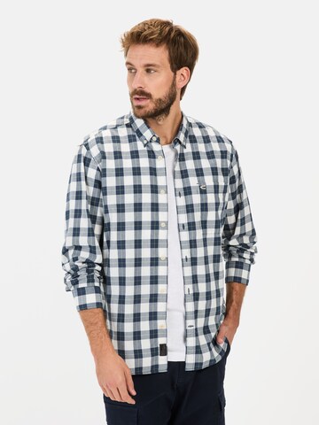 CAMEL ACTIVE Regular fit Button Up Shirt in Blue: front