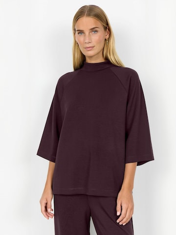 Soyaconcept - Camiseta ' SC-BANU ' en lila: frente