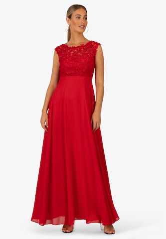 Robe de soirée Kraimod en rouge : devant