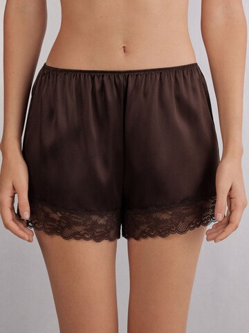 INTIMISSIMI Short Pajama Set in Brown: front