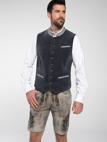 SPIETH & WENSKY Traditional vest in Blue: front