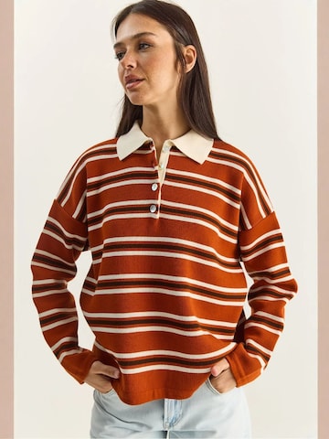 Bianco Lucci Pullover 'Pullover'‌‌‌‌ in Rot