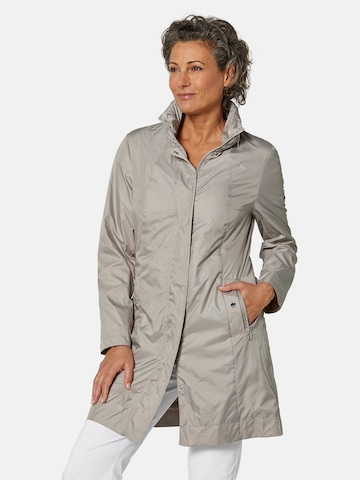 Goldner Between-Seasons Coat in Grey: front