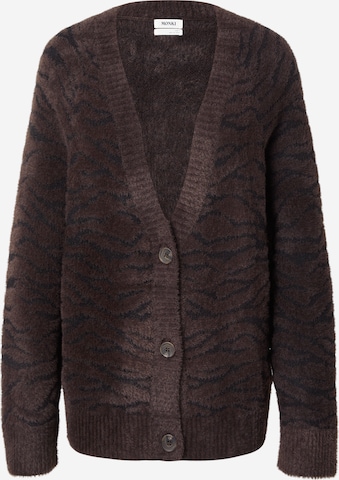 brūns Monki Adīta jaka: no priekšpuses