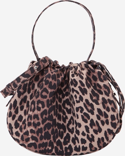 PIECES Beuteltasche 'PCBalloon' in braun / umbra / schwarz, Produktansicht