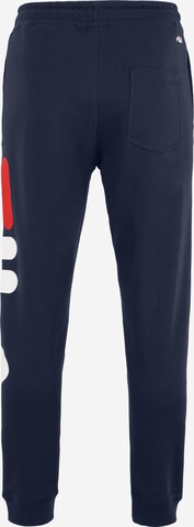 FILA Tapered Sportbroek 'BRONTE' in Blauw