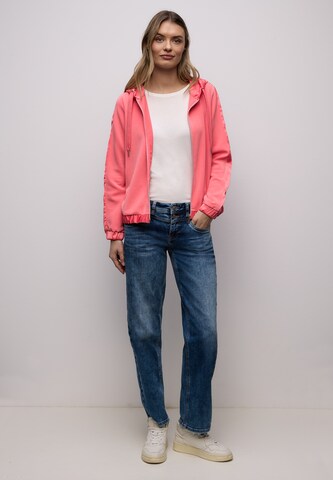 STREET ONE Sweatjacke in Pink