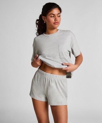 Hunkemöller Pyjama in Grijs: voorkant