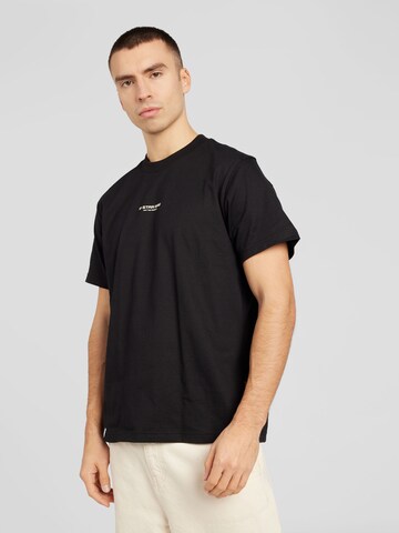 G-STAR Shirt in Zwart: voorkant