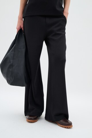 InWear Wide Leg Hose 'GincetteI' in Schwarz: Vorderseite