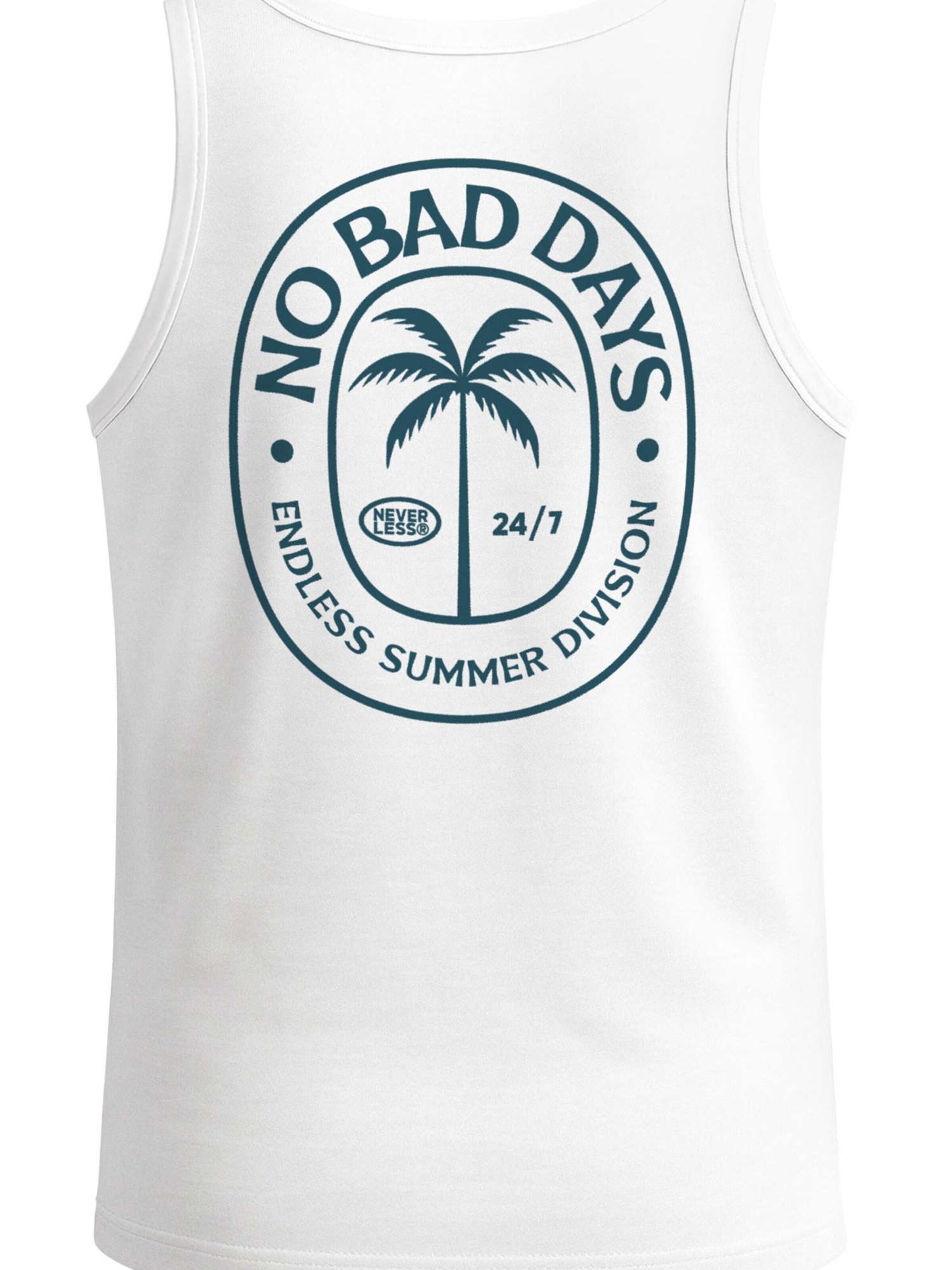 Neverless Shirt 'No Bad Days' in White