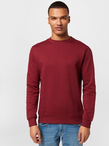 WESTMARK LONDON Μπλούζα φούτερ σε κόκκινο: μπροστά