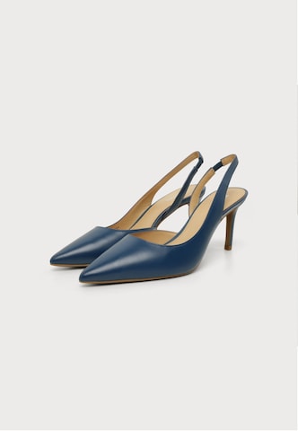 MICHAEL Michael Kors Γόβες slingback 'ALINA' σε μπλε
