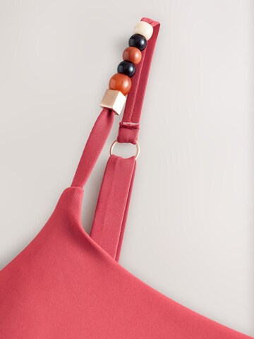 Next Bralette Swimsuit in Red