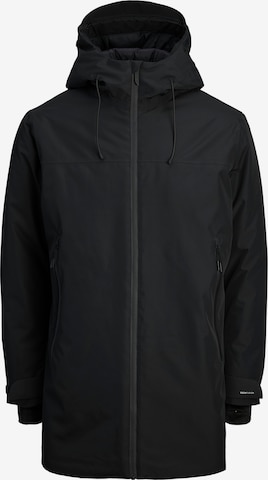 JACK & JONES Parka 'JCOFUSION' in Schwarz: Vorderseite