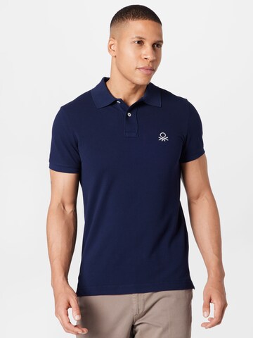 UNITED COLORS OF BENETTON Poloshirt in Blau: predná strana