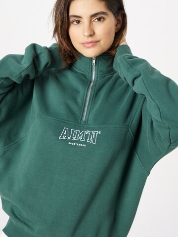 aim'n Athletic Sweatshirt in Green