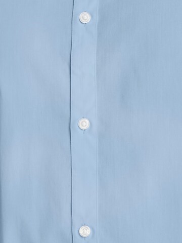 Jack & Jones Plus Comfort fit Button Up Shirt in Blue