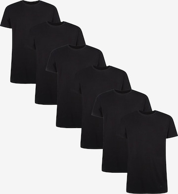 Maglietta di Bamboo basics in nero: frontale