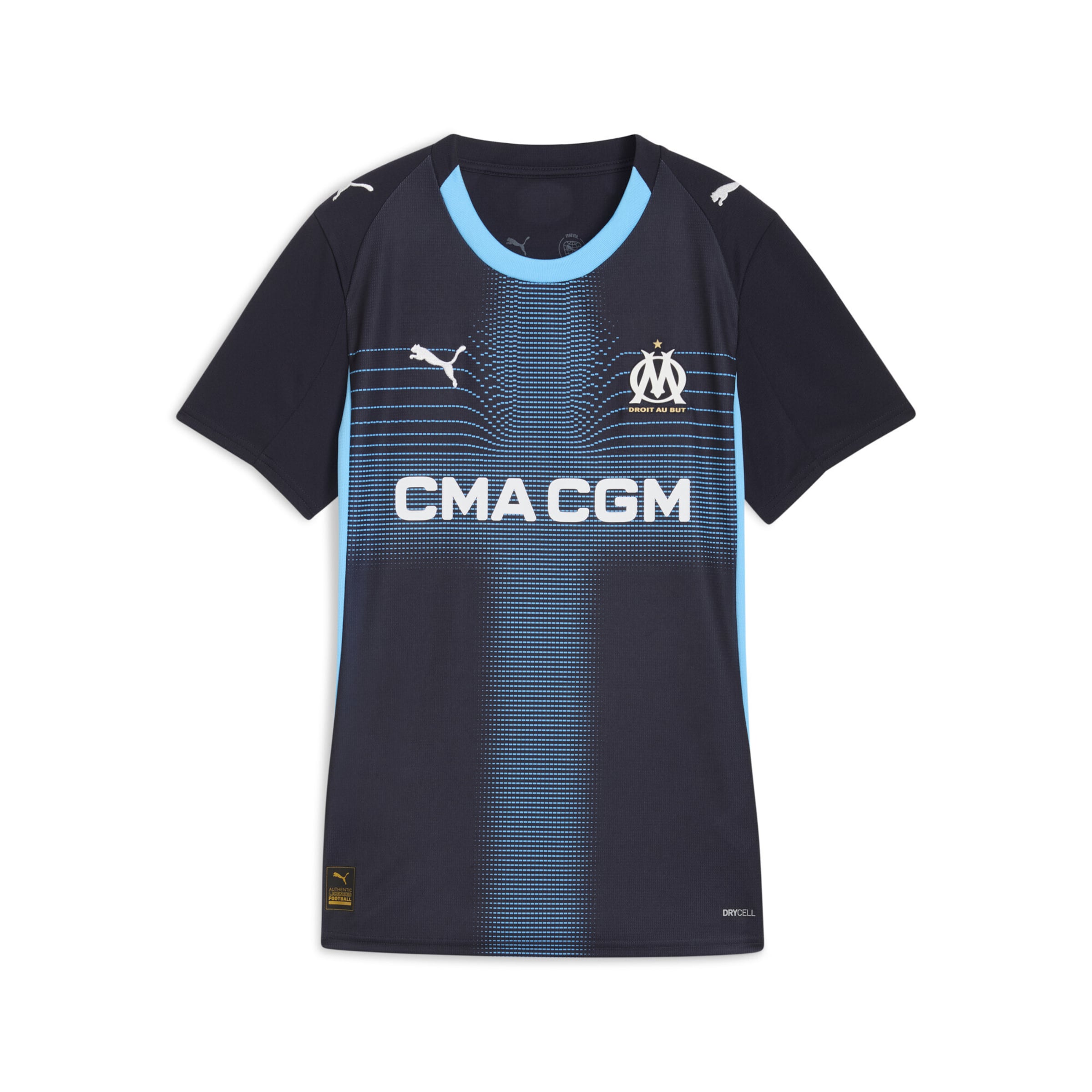 PUMA Trikot 'Olympique de Marseille 25/26' in navy / hellblau / weiß, Produktansicht