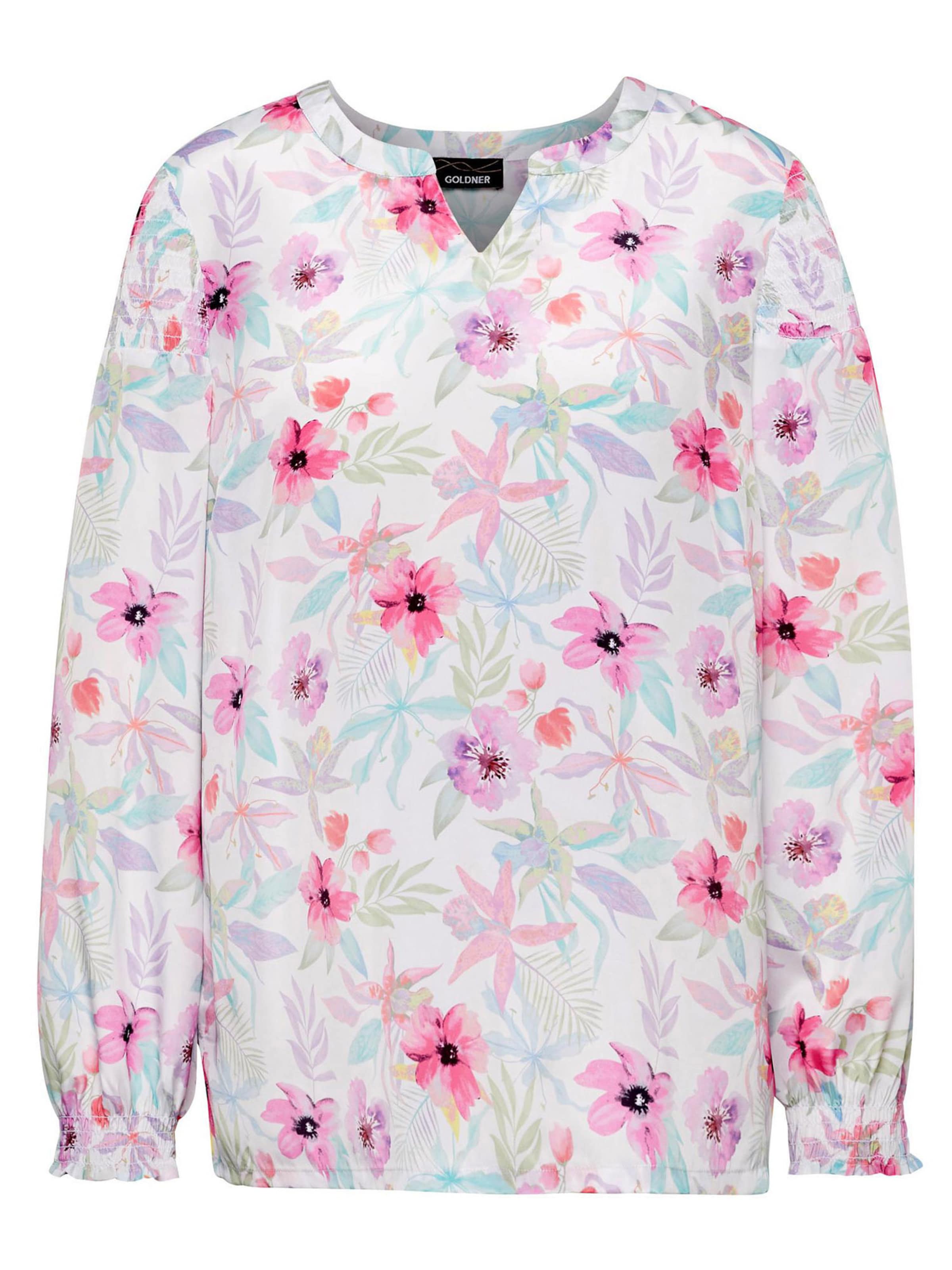 Goldner Blouse in Wit: voorkant