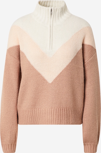 FRENCH CONNECTION Pullover 'NATALYA' in braun / rosa / weiß, Produktansicht