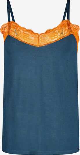 Camicia da notte Skiny di colore blu pastello / arancione, Visualizzazione prodotti