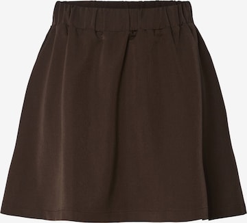 PIECES Nederdel 'PCKamil' i brun: forside