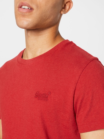 T-Shirt Superdry en rouge