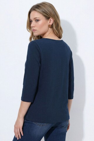 Ulla Popken Langarmshirt in Blau