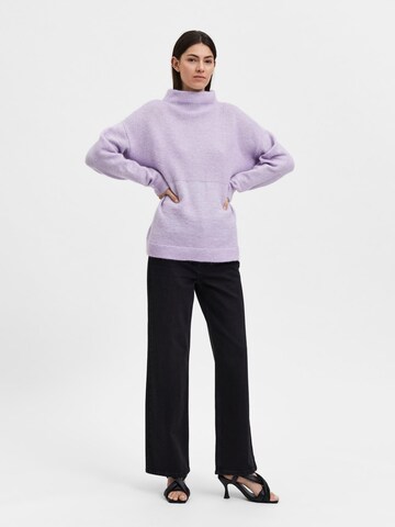 SELECTED FEMME - Pullover 'Mola' em roxo