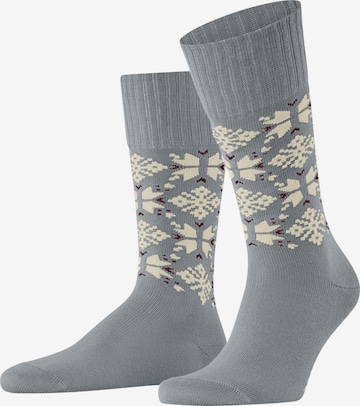 ESPRIT Socks 'Winter Star' in Silver: front