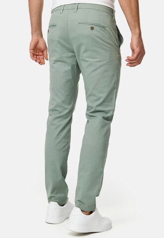 Regular Pantalon chino ' Wasling ' INDICODE JEANS en vert