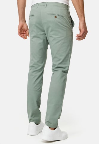 INDICODE JEANS Regular Chino Pants ' Wasling ' in Green