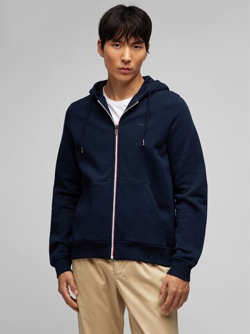HECHTER PARIS Sweat jacket in Blue: front