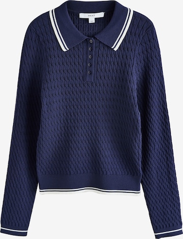 Next Пуловер в синьо: отпред