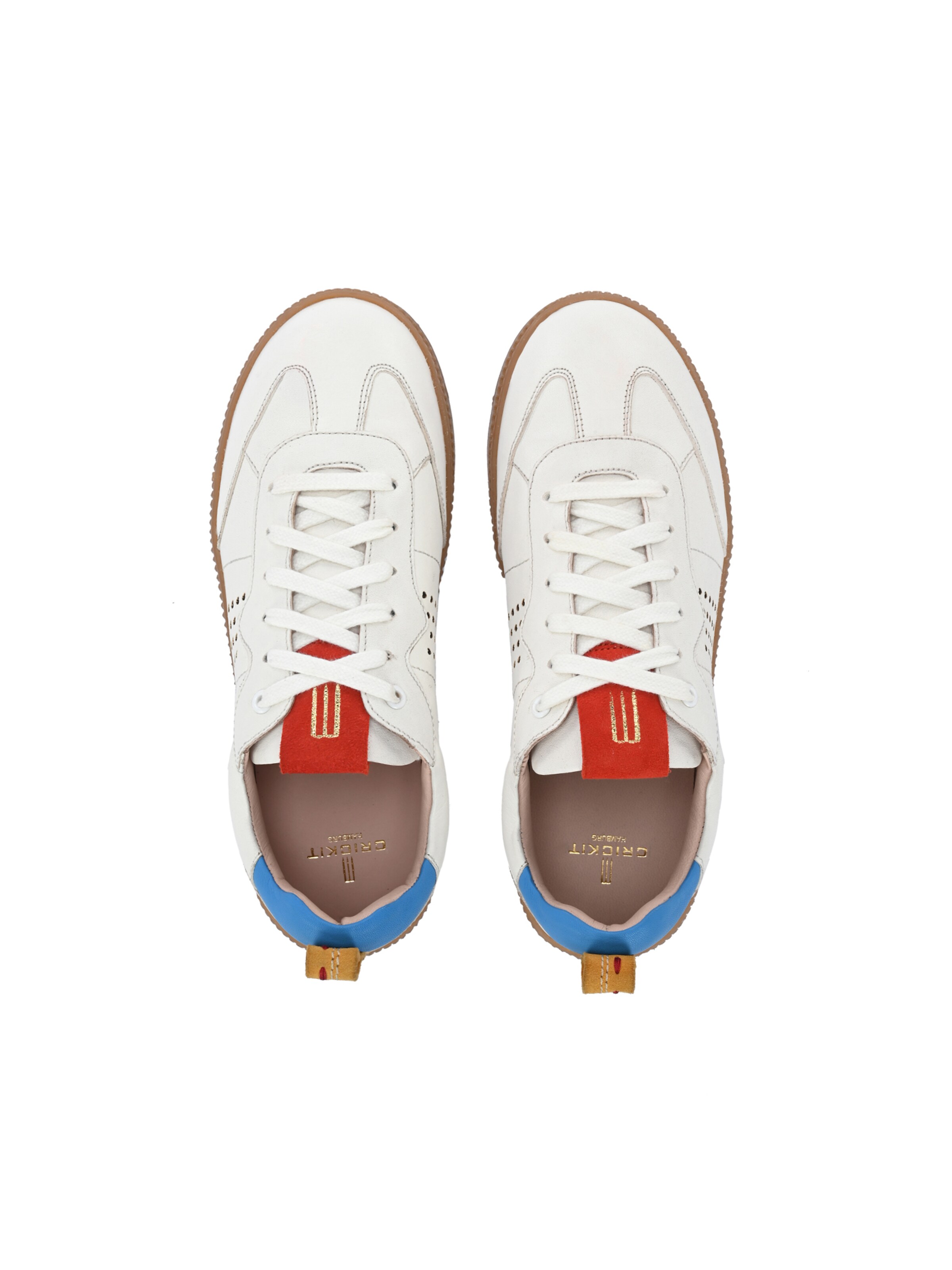 Baskets basses 'ODELIA' Crickit en blanc